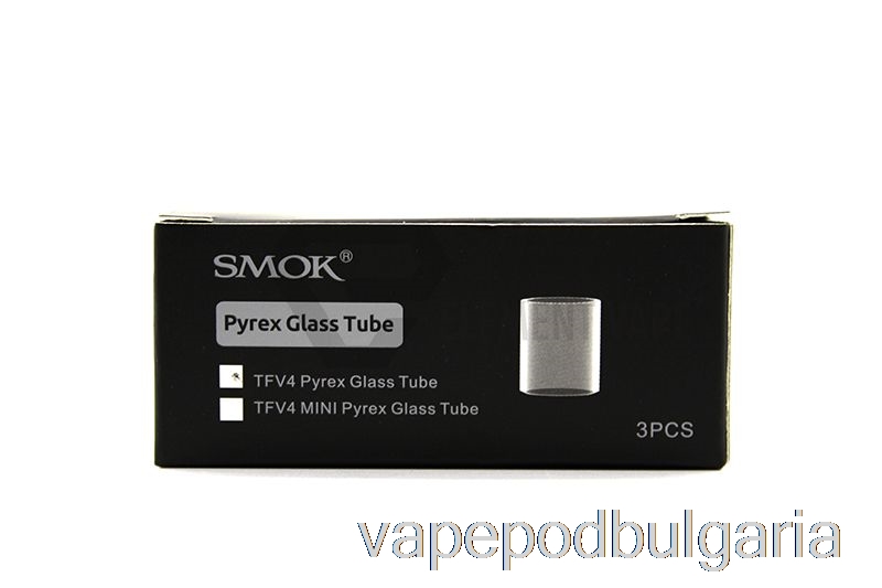 Vape Bulgaria Smok Tfv4 Tank & Mini Pyrex Glass Tube Tfv4 Mini Tank - единична стъклена тръба